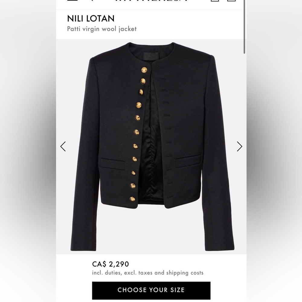 Nili Lotan Patti Jacket